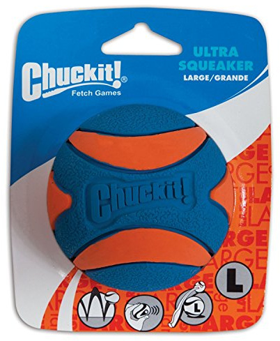 Chuckit! (3 Pack) Ultra Squeaker Ball, Large
