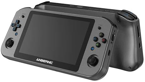 Anbernic WIN600 3050e - Console de jeu ultra mobile avec Windows 10, écran tactile HD IPS 6, AMD 3050e, Radeon RX Vega 3, 8 Go DDR4, 256 Go SSD, Wi-Fi 5, Bluetooth, USB-C, USB 3.0, 5 heures de jeu