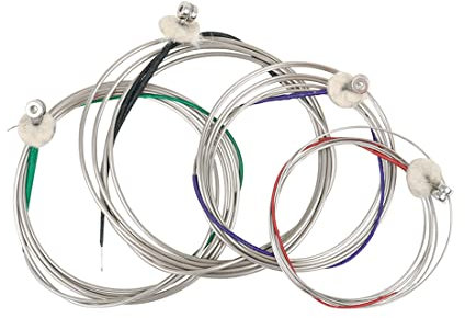 Osmond 4-teiliges Set gerade -Saiten 4/4 3/4 1/2 1/4 1/8 Größe 1Th 2Rd 3Nd 4. Kontrabass-Saiten