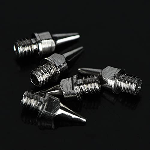 Naroote Boquilla de Aerógrafo, Boquilla de Pistola de Aerógrafo 5 Piezas 0,2/0,3/0,5 Mm Accesorios de Boquilla de Aerógrafo Boquillas de Limpiador de Aerógrafo Máquina de Pintura Pieza
