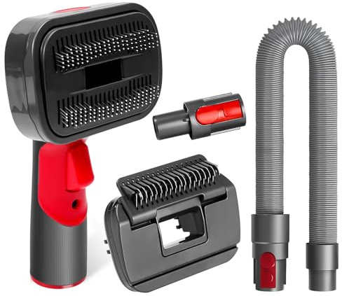 Haustier Staubsaugeraufsatz, 2 in 1 Hundehaar für Dyson Staubsaugerbürste Kompatibel, mit Dyson Gen5 V15 V11 V10 V8 V7, ideal zum Entfernen von losen Haaren, Hautschuppen, Unterwolle und Verfilzungen