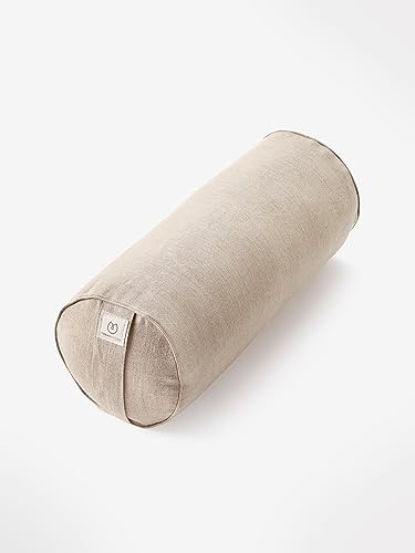 Yogamatters Hemp Buckwheat Bolster, Natural