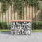 Chaduof Gartenbank aus Gabionen 63x44x42 cm Massivholz Douglasie, Terrassenmöbel, Wetterfeste Bank, Outdoor Bank, Parkbank, Garten Banken, Deko Bank, Gartenmöbel - 834354