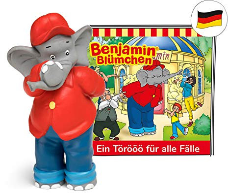 tonies Hörfiguren für Toniebox: Benjamin BLÜMCHEN Hörspiel - EIN Törööö für alle Fälle Figur - 18 packende Geschichten - ca. 61 Min. - ab 3 Jahre - DEUTSCH