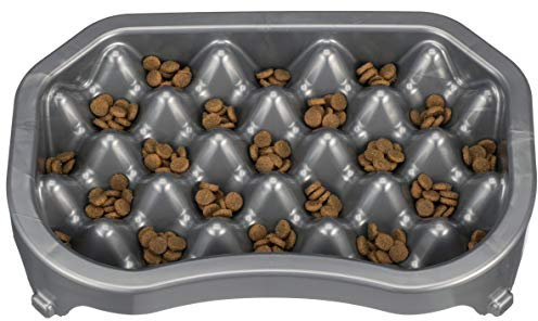 Neater Pet Brands Neater Slow Feeder Dog Bowls, Slows Down Fast Eaters to Help Digestion & Prevent Overeating, Non-Slip Dog Bowl, BPA-Free, Holds 6 Cups of Food for Medium to Large Breed Dogs or Puppy
