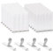 Picture Hanging Strips Heavy Duty,24-Pairs(48Strips) Picture Canvas Hanger No Nails,46 x 16mm Photo Frame Stickers for Wall,Damage Free Adhesive Poster Refill Mounting Strips