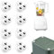 8pcs Petites roulettes pour appareils ménagers, roulettes à 360° pour appareils ménagers, roulettes universelles adhésives, roulettes pour petits appareils ménagers (blanc)