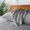 bienDo Kopfkissenbezug 40x80cm, Bambus-So Weich und Glatt wie Maulbeerseide, Grau, 2er Set, Silk Pillowcases Gegen Haarbruch, Kühlend, Hypoallergen, Atmungsaktiver als Baumwolle