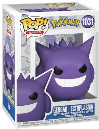 Funko Pop! Games: Pokemon - Gengar - Vinyl-Sammelfigur - Geschenkidee - Offizielle Handelswaren - Spielzeug Für Kinder und Erwachsene - Video Games Fans - Modellfigur Für Sammler und Display
