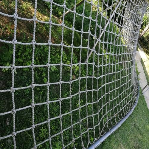 Rete da arrampicata per esterni, rete da carico per casa sull'albero, scala in corda, reti di sicurezza per cortile, 2 x 5 m