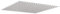 vidaXL Pomme de douche pluie acier inoxydable 304 40x40 cm carrée, pommeau de douche à effet pluie, pommeau de bain, pièce de douche