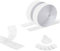 Premium Klettband selbstklebend 6 Meter, extra starkes doppelseitiges Klebeband mit 20/50 mm breit,Klebepad Klettverschluss Schwarz Weiß (White, 6m*20mm)