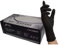Nitras 8320 BLACK WAVE unsterile, medizinische, lebensmittelgeeignete Nitril-Einmalhandschuhe Farbe schwarz, puderfrei & latexfrei 100 Stück im Spenderkarton (XS)