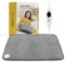 MONHOUSE Electric Heating Pad with Automatic Switch Off, Skin-Friendly Fleece - Machine Washable - for Back Neck Shoulder Pain Relief - Fast Heating Technology with 6 Heat Settings - 60x50 cm