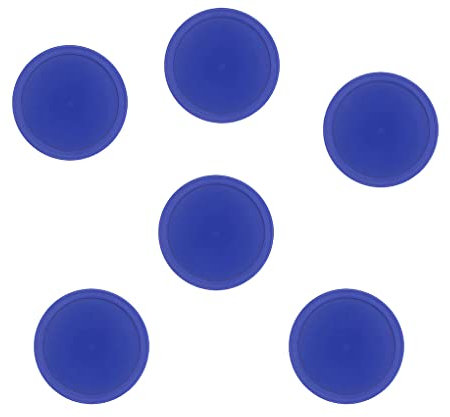 zalati Tisch-Air-Hockey-Pucks aus Kunststoff, Ersatz-Pucks für Tischspiele, 64 mm, Blau