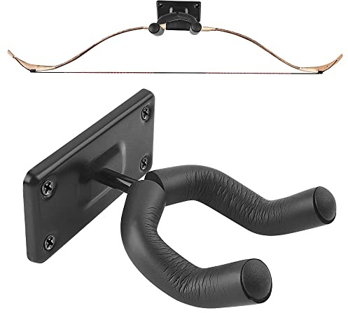 SHARROW Soporte de Pared para Arco, Tiro con Arco Montaje en Pared Soporte de Arco Universal Titular del Arco Soporte de Proa para Tradicional Arco Recurvo Arco Largo (1)