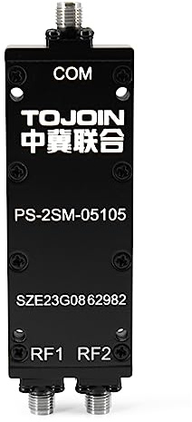 TOJOIN 0.5-10.5GHz Divisore di Potenza RF a Microstriscia, 2 vie Microstrip Power Divider SMA Splitter per Sistema di Antenna/Radar/Bluetooth/Comunicazioni Senza Fili(PS-2SM-05105)