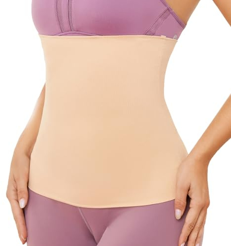 SURE YOU LIKE Waist Trainer for Women Postpartum Recovery Belt Seamless Shapewear for Women Tummy Control Body Shaper,1 pcs，Skin,XL=UK 16 Beige