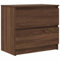 vidaXL TV-Schrank Braun Eichen-Optik 60x35x54 cm Holzwerkstoff, TV-Möbel, TV-Board, Fernsehschrank, TV-Ständer, TV-Sideboard, Fernsehtisch