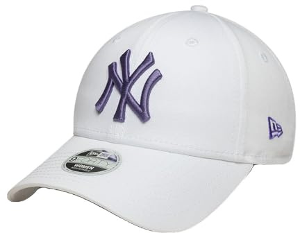 New Era Gorra 9Forty MLB ESS Wmns YankeesEra Mujer - Curved Brim Cap de Beisbol Hebilla Metal, con Visera Verano/Invierno Primavera Verano Otoño Invierno
