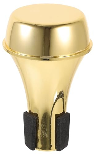 ERINGOGO Sordina per Tromba Accessorio per Tromba Oro Mini Design Elegante Leggera in ABS Previene Deformazioni per Praticare a Casa