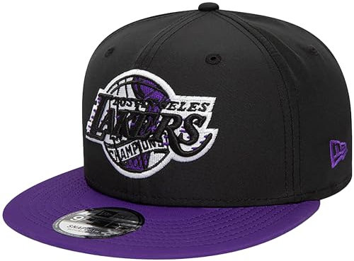 New Era NBA 9FIFTY Infill Cap Los Angeles Lakers Black/Purple (DE/NL/SE/PL, Alphanumerisch, M, L, Weiß)