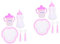 Toyvian 2 Sätze Puppengeschirr Mini-saftflaschen Puppenmilchflasche Puppenzubehör Für Kinder Lernspielzeug Für Kinder Puppenflasche Kinder Spielzeug Dekor Mini-milchflaschen Plastik