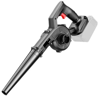KLYDBMYT Soplador de Hojas 2 en 1, soplador y Aspirador eléctrico, colector de Polvo para Pelo de Mascotas, Coche, batería de 18 V, fácil de Usar.