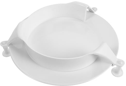 Assiette avec Base Ventouse en Plastique 10 Pouces Anti-déversement