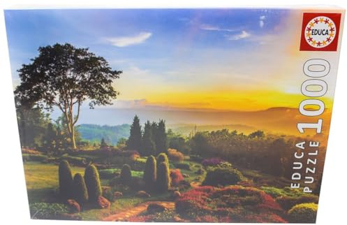 Educa 17968, Bildschöner Garten, 1000 Teile Puzzle für Erwachsene und Kinder ab 10 Jahren, Natur, Landschaft