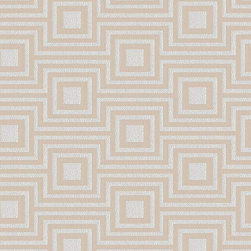 Arthouse Modena Silver Sqaure Geoemtric Wallpaper 901800