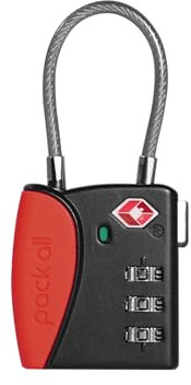 pack all TSA Approved Travel Luggage Locks, Resettable 3-Digit Code