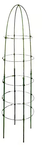 Obelisco de jardín | Enrejado de obelisco de jardín al Aire Libre | Enrejado de arbusto al Aire Libre, Enrejado Alto Reforzado para Plantas, Enrejado de Metal Inoxidable para Plantas