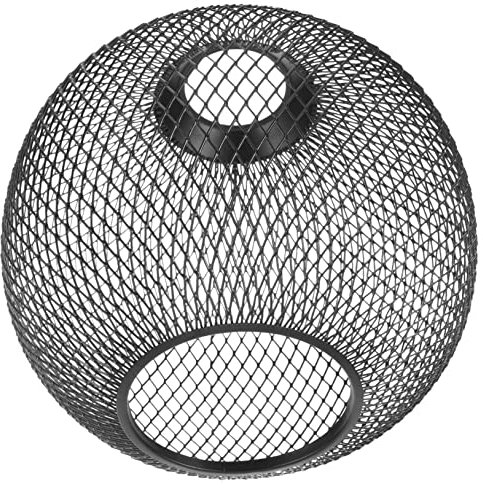 YARNOW Metall Pendelleuchtenabdeckung Eisendrahtgeflecht Kugelförmiger Lampenschirm Retro Industrie Stil Für Zuhause Bar Küche Hotel Restaurant Flur