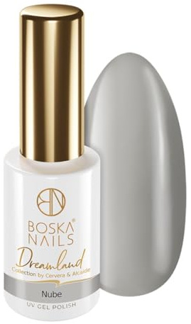 Boska Nails Nube 521 Vernis à ongles UV LED, blanc crème, doux, durée de vie jusqu'à 3 semaines, durcissement rapide, finition parfaite