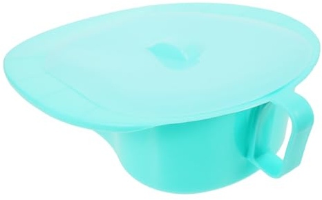 UKCOCO Inodoro Tapa Portátil Para Ancianos y Pacientes Bacinilla Resistente De Color Verde Urinario Femenino Para Uso Cama Hombres y Mujeres Mayores