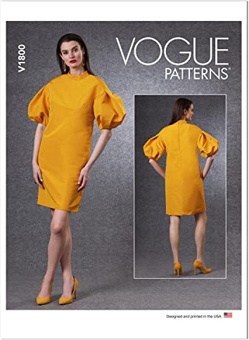 Vogue Patterns V1800ZZ Misses Dress ZZ (L-XL-XXL), Paper