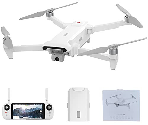 FIMI X8SE 2022 V2 Drohne mit Kamera 4K HD, 10km Kontrollabstand, Bürstenloser 3-Achsen Gimbal, 35 Minuten Flugzeit, Stufe 8 Windwiderstand, Professioneller RC Quadcopter, 2 Batterie + MP