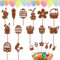 RIRIDAMAI Blumenstecker Ostern Rost,13 Stück Gartenstecker Ostern Rost,Metall Osterstecker für Draußen,Rostige Osterdeko,Osterhase Ostereier Osterschild,Osterstecker Garten,Gartenstecker Frühling