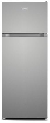 FrigeluX Réfrigérateur Double Porte Inox RDP216XE 211L