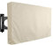 MZPOZB Tv Abdeckung Weiße Premium wasserdichte Outdoor-TV-Schutzhülle 55 bis 58 Zoll, wetterfestes Outdoor-TV-Gehäuse Tv Cover(Beige,FOR 55-58inch TV)
