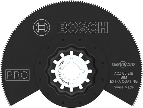 Bosch 10x PRO Multi Material ACZ 85 EIB Blatt für Multifunktionswerkzeuge (für Nichteisenmetalle, Kompaktlaminat-Vinyl, PVC, Ø 85 mm, Professional Zubehör Multifunktionswerkzeug)