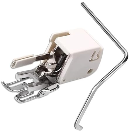 YICBOR #214875014 Even Feed Walking Foot with Quilting Guide Sewing Machine Presser Foot (5mm) Compatible with Brother Singer Janome Sewing Machine