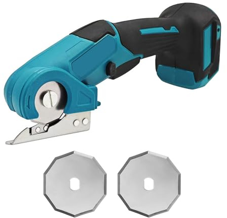 Taglierina a batteria compatibile con batteria Ma kita 18 V, forbici universali elettriche con blocco di sicurezza per artigianato per tagliare cartone in pelle tappeto pianta in vaso, senza batteria