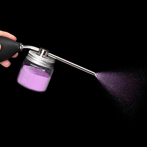 Noverlife Pudersprühflaschen, tragbare Friseur-Werkzeuge, Haaraufbau-Faser-Sprühflasche, Düsenpumpe, Haarausfall-Sprüher, Zerstäuber, Trockenglitzer/Glimmer-Sprühpumpe.