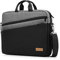 bagasin Sacoche Ordinateur Portable 17 17,3 Pouces Mallette Sac pc Tablette Ordinateur Sac à Bandoulière, Tissu Imperméable, Léger Robuste pour Affaires Décontraction ou École