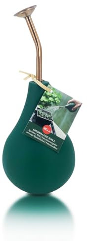 MSN Doccia a sfera, spruzzatore per annaffiare le tue piante, doccia a sfera delicata, atomizzatore manuale in rame, per creare acqua nebulizzata e spruzzare i tuoi fiori. (500 ml, verde scuro)