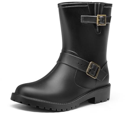 DREAM PAIRS boots,Size 6,BLACK,SDRB2415W-E