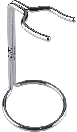 HighFitt AZN Shaving Brush Stand for Shaving Brush Holder Stainless Steel Chrome Silver Colour for Home or Barber Salon