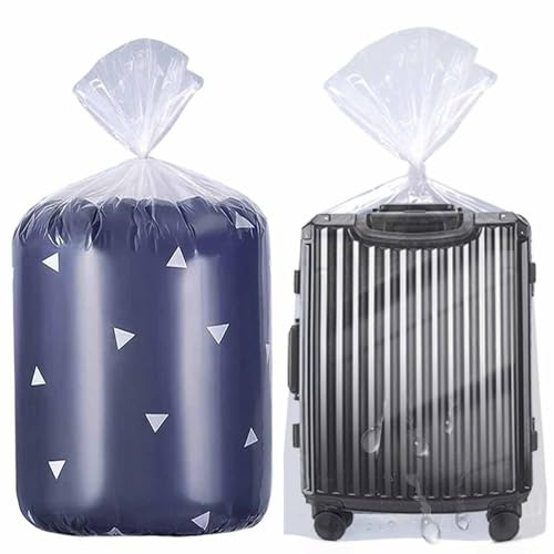 QISF Sacs de rangement en plastique transparent extra grands 100x120 cm - Pack de 5 sacs de rangement géants, sacs en plastique plats et larges, sacs de déménagement pour couettes, valises, jouets en